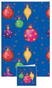 Christmas Giftwrap<br>Baubles (15)