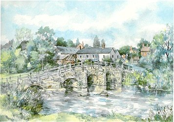 Tilford Bridge, Farnham by Charles Bone